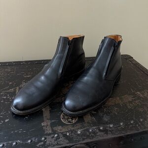 Men’s Allen Edmonds York Double Zip Up Ankle Boots
